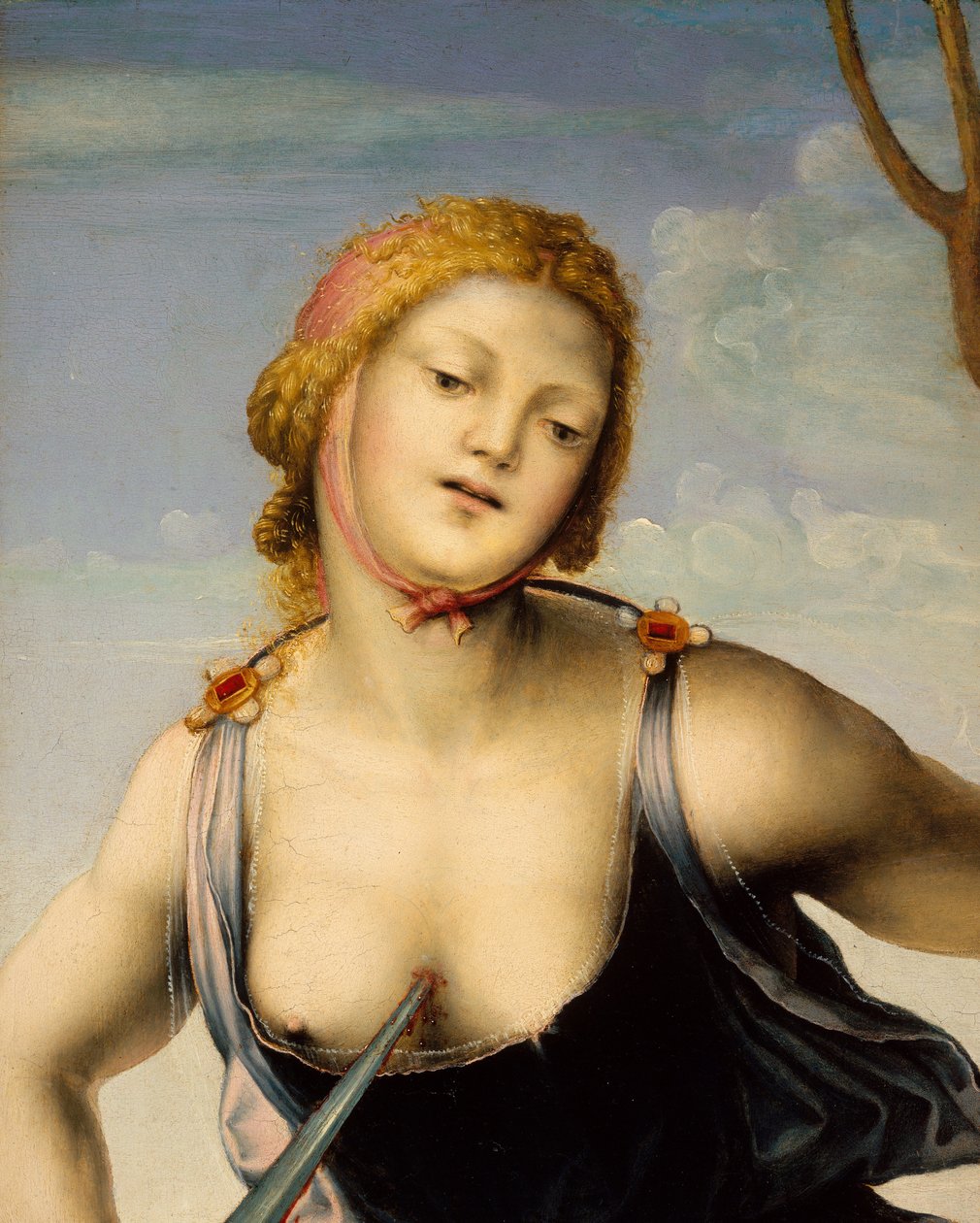 Lucretia, ca. 1500-50 av Niccolo the Younger Giolfino