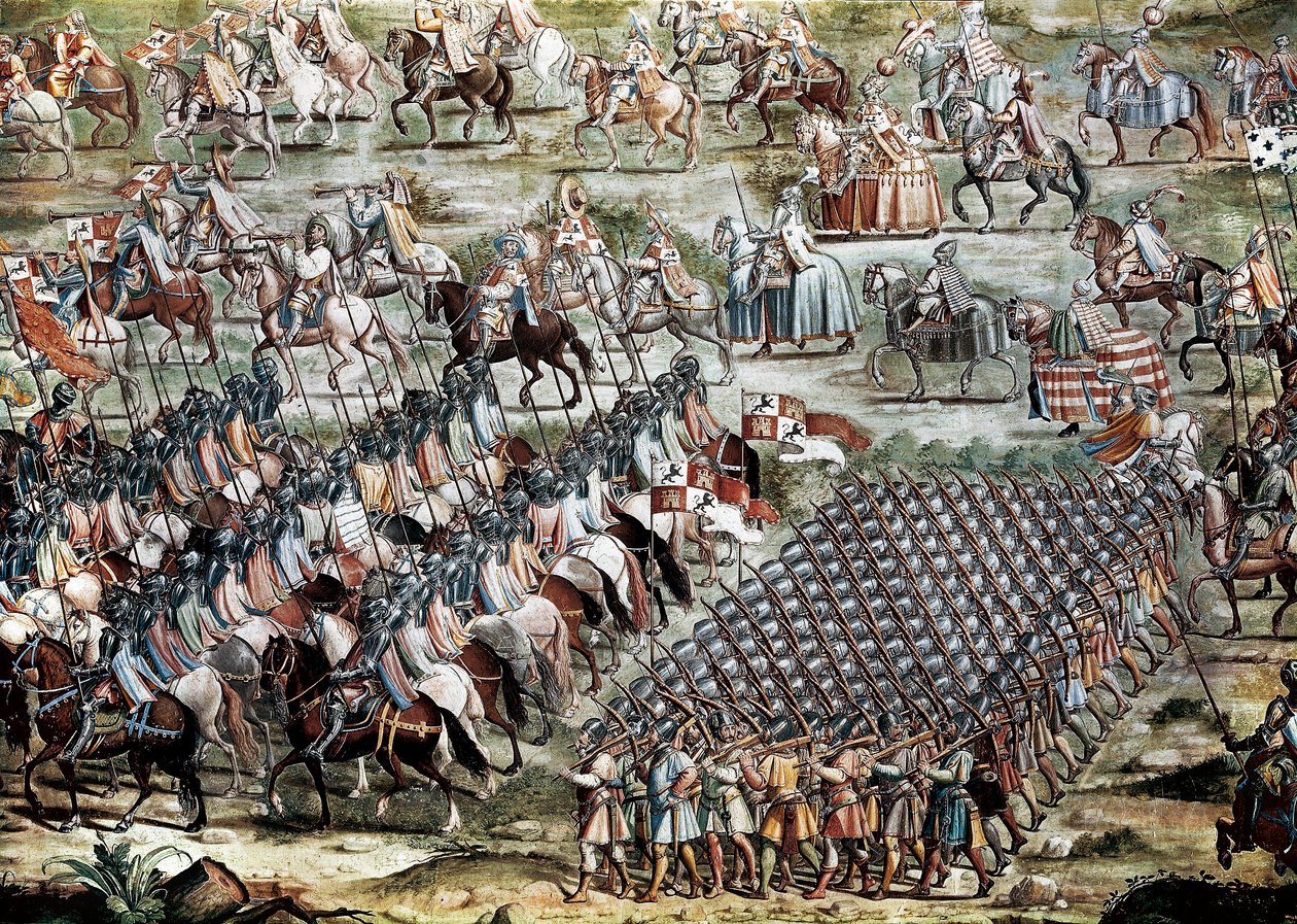 Slaget ved Higueruela 1/07/1431 mot hæren til Johannes II av Castilla (1405-1454) og Mohammed IX. av Niccolo (and workshop) Granello