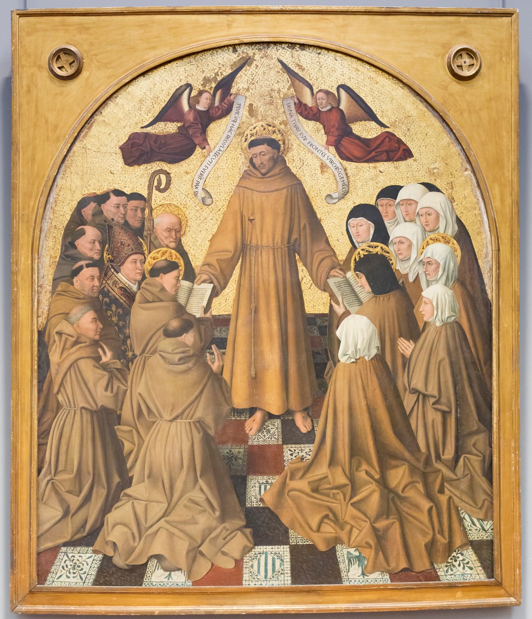 St Francis leverer regelen av Niccolo Antonio Colantonio