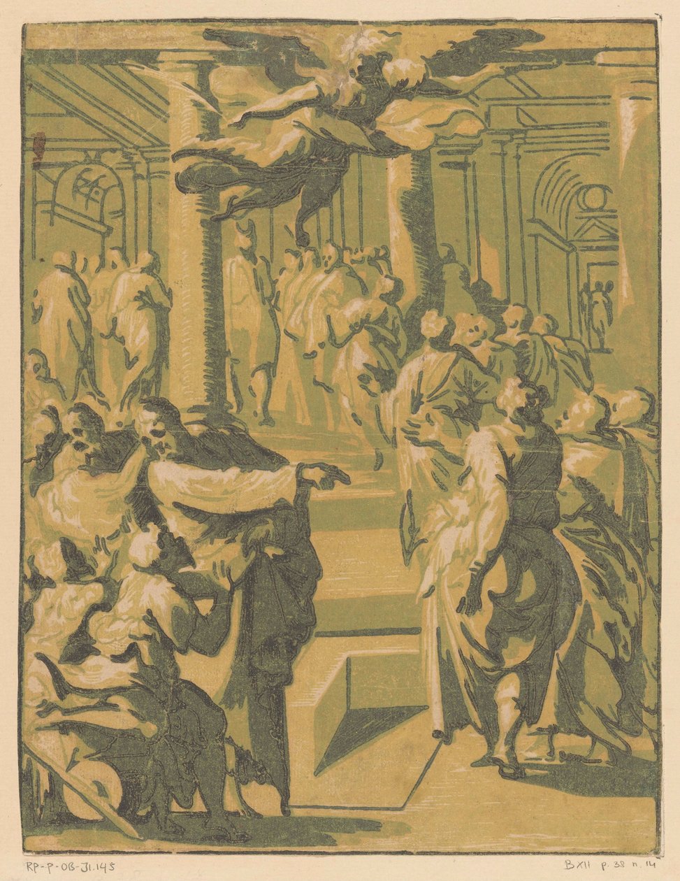 Kristus helbreder de syke i Bethesda av Niccolo Vicentino
