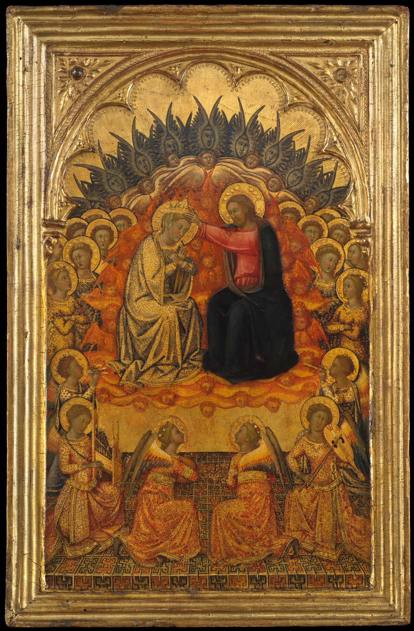 Jomfruens kroning, ca. 1380. av Niccolo di Buonaccorso