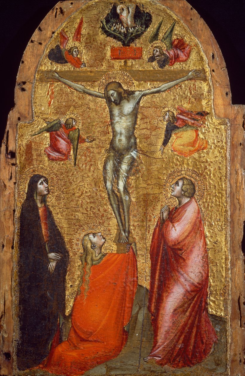 Korsfestelse, av Niccolo di Pietro Gerini (død ca 1415-1416), panel. av Niccolo di Pietro Gerini