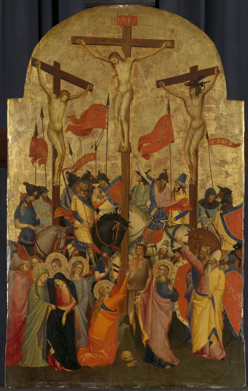 Korsfestelsen Golgata av Niccolo di Pietro Gerini
