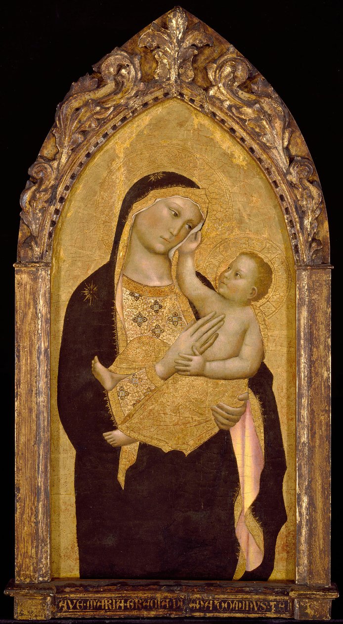 Jomfru og barn, 1390-1400. av Niccolo di Pietro Gerini