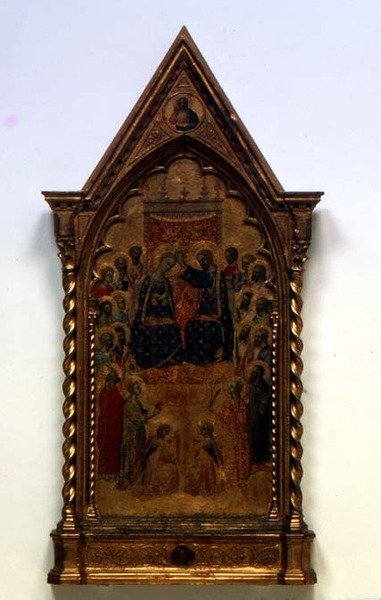 The Coronation of the Virgin (tempera på panel) av Niccolo di Tommaso