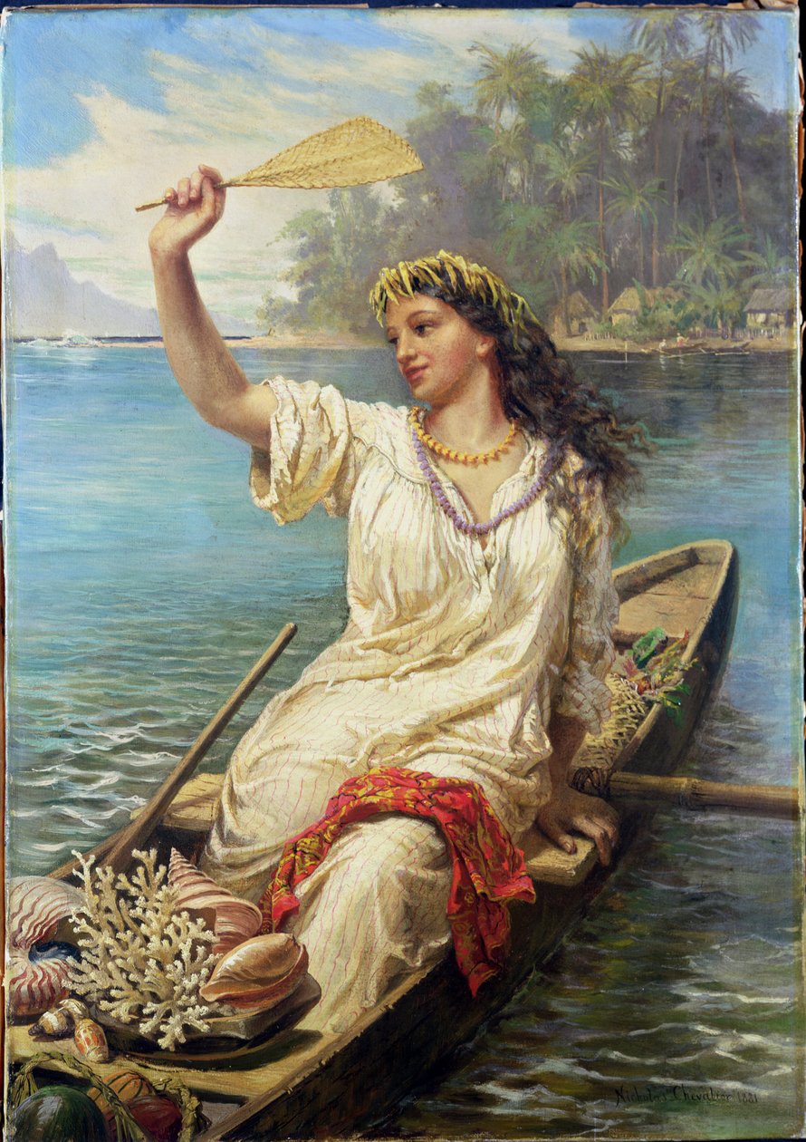 South Seas Beauty av Nicholas Chevalier