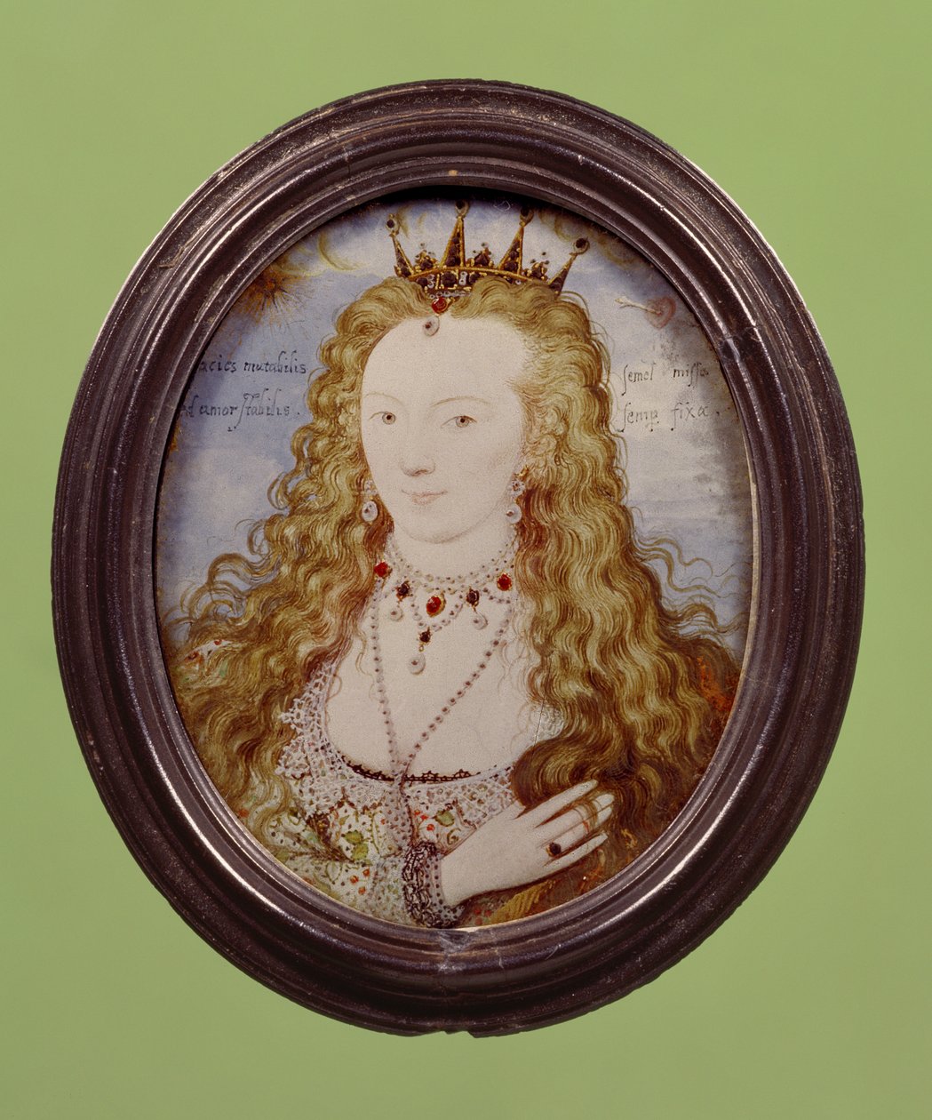 Elizabeth Stanley, grevinne av Huntingdon, ca. 1601-10 av Nicholas Hilliard