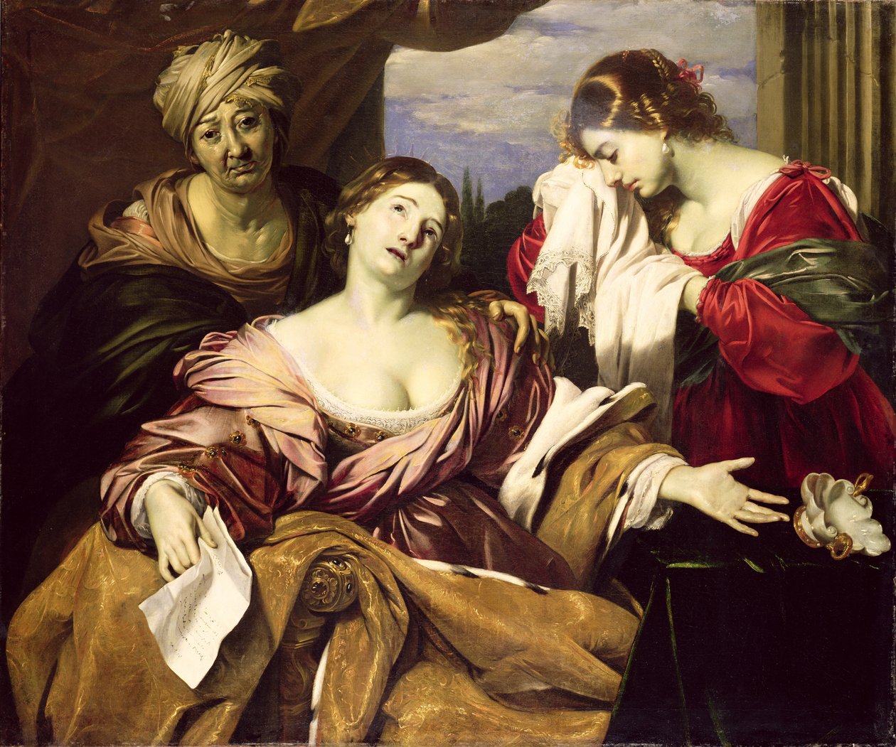 Sophonisbas død, 1655-65 av Nicholas Renieri