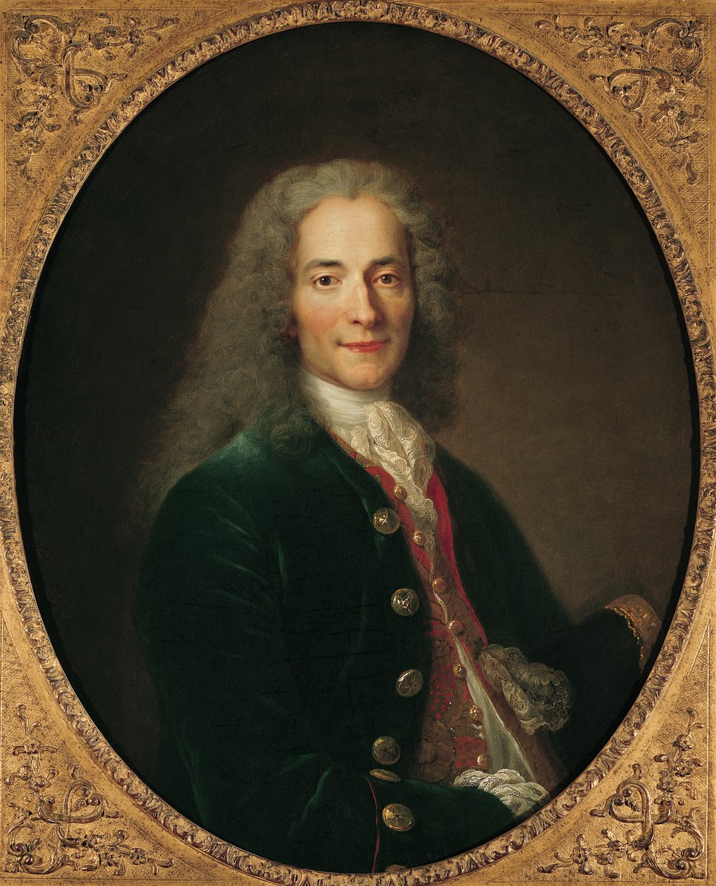Portrett av Voltaire (1694-1778) etter 1718 av Nicolas de Largillière