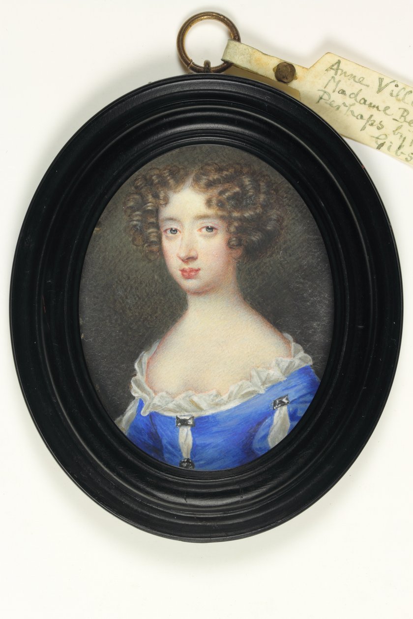 Anne Villiers, Madame Bentinck (akvarell på elfenben) av Nicholas (fl.1667 1708) Gibson Richard or Dixon