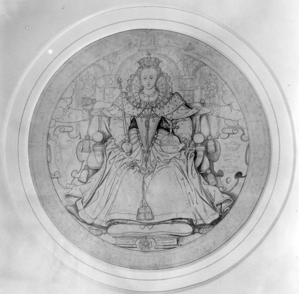 Design for forsiden av Queen Elizabeth I