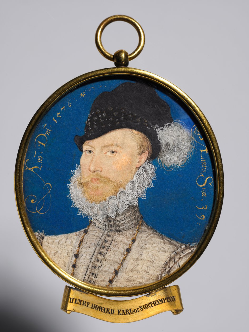Portrett av Charles Howard, 2. baron Howard av Effingham, senere 1. jarl av Nottingham, 1576. av Nicholas Hilliard