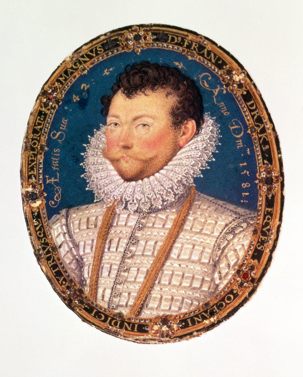Sir Francis Drake, 1581 av Nicholas Hilliard
