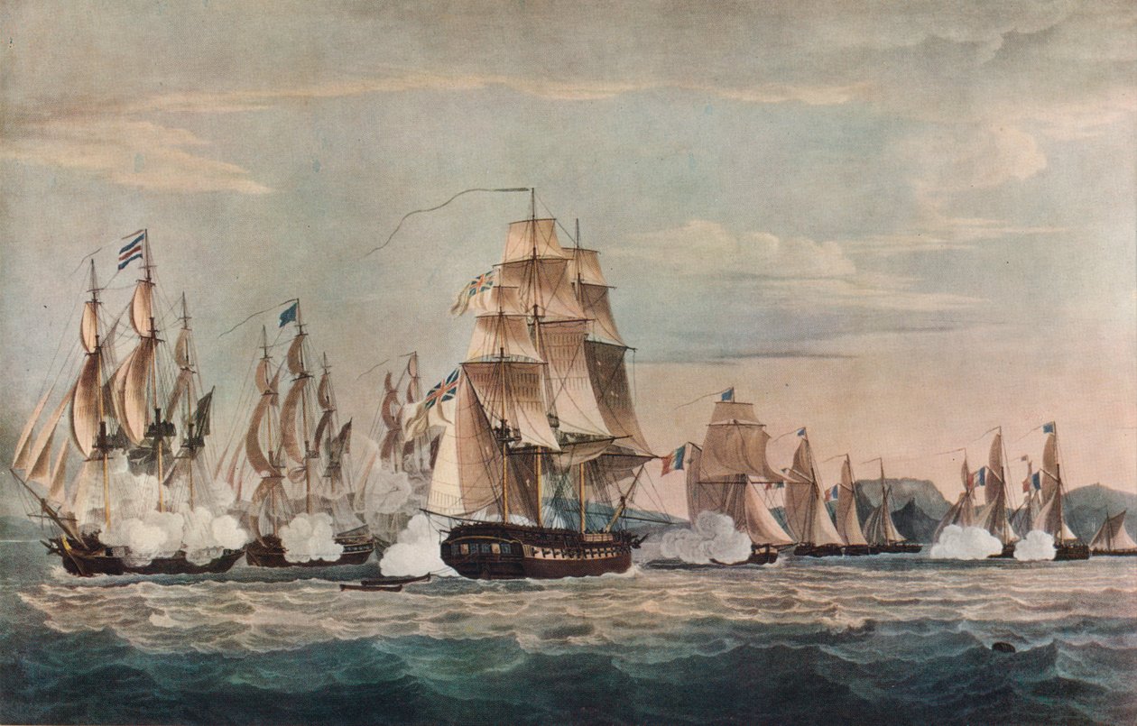 Fangst av Sparviére, c1811 av Nicholas Pocock