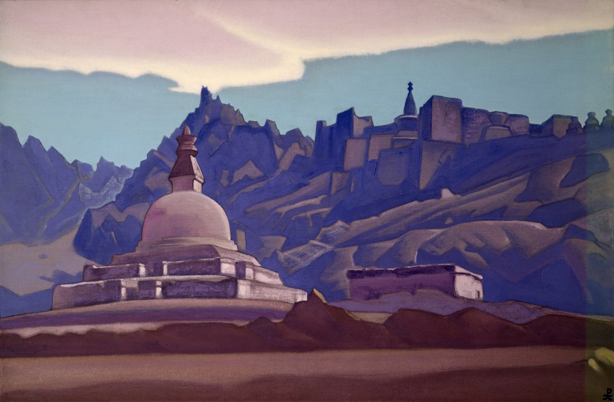 Gravhaug, Ladakh, 1937 av Nicholas Roerich