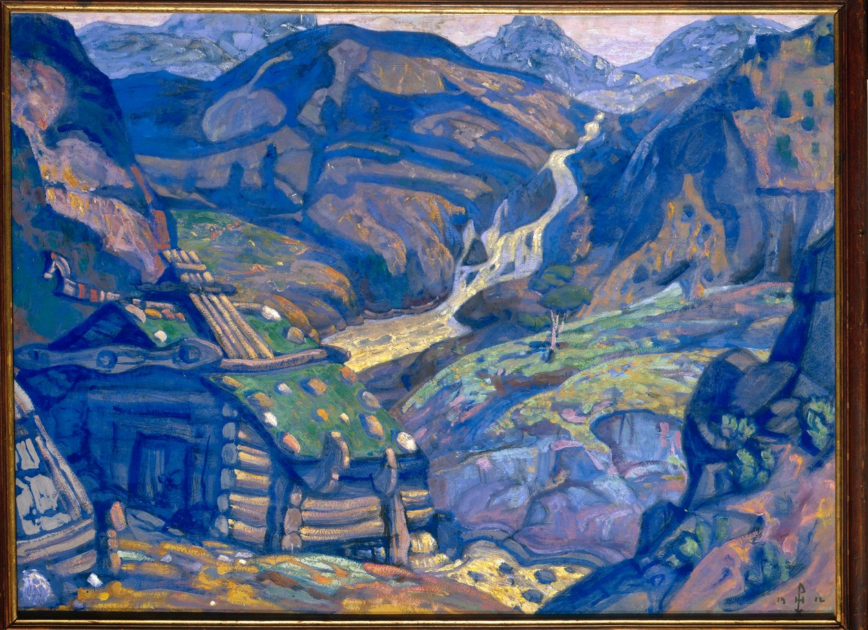 Dekor til "Peer Gynt" av Henrik Ibsen, 1912 av Nicholas Roerich