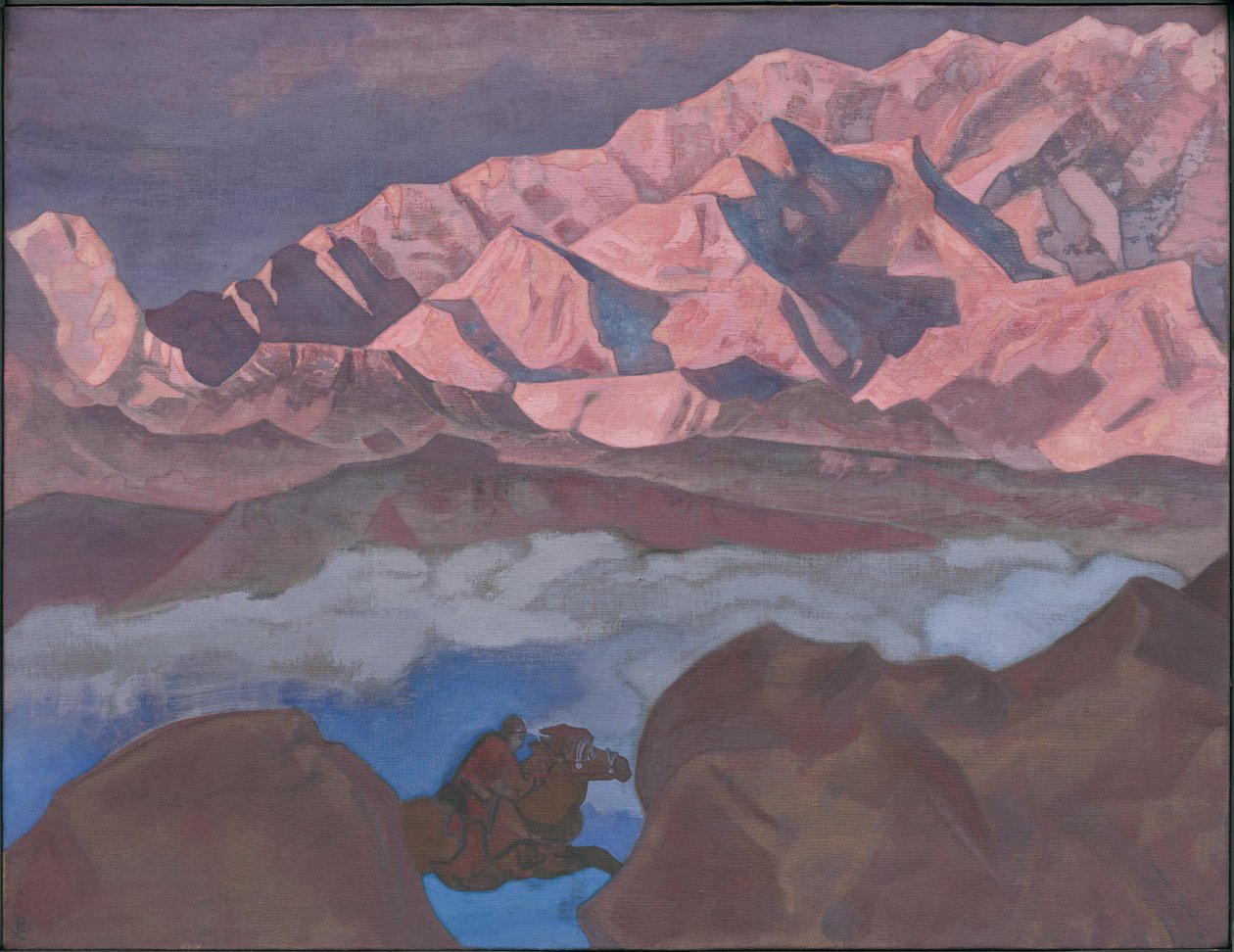 Han som skynder seg, "His Country"-serien, 1924 av Nicholas Roerich