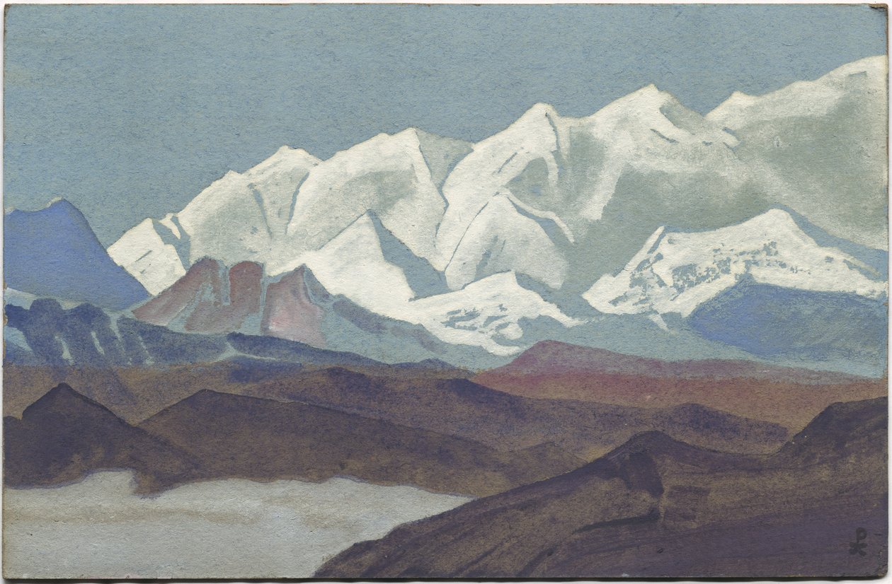 Himalaya, Kangchenjunga-området, 1936 av Nicholas Roerich