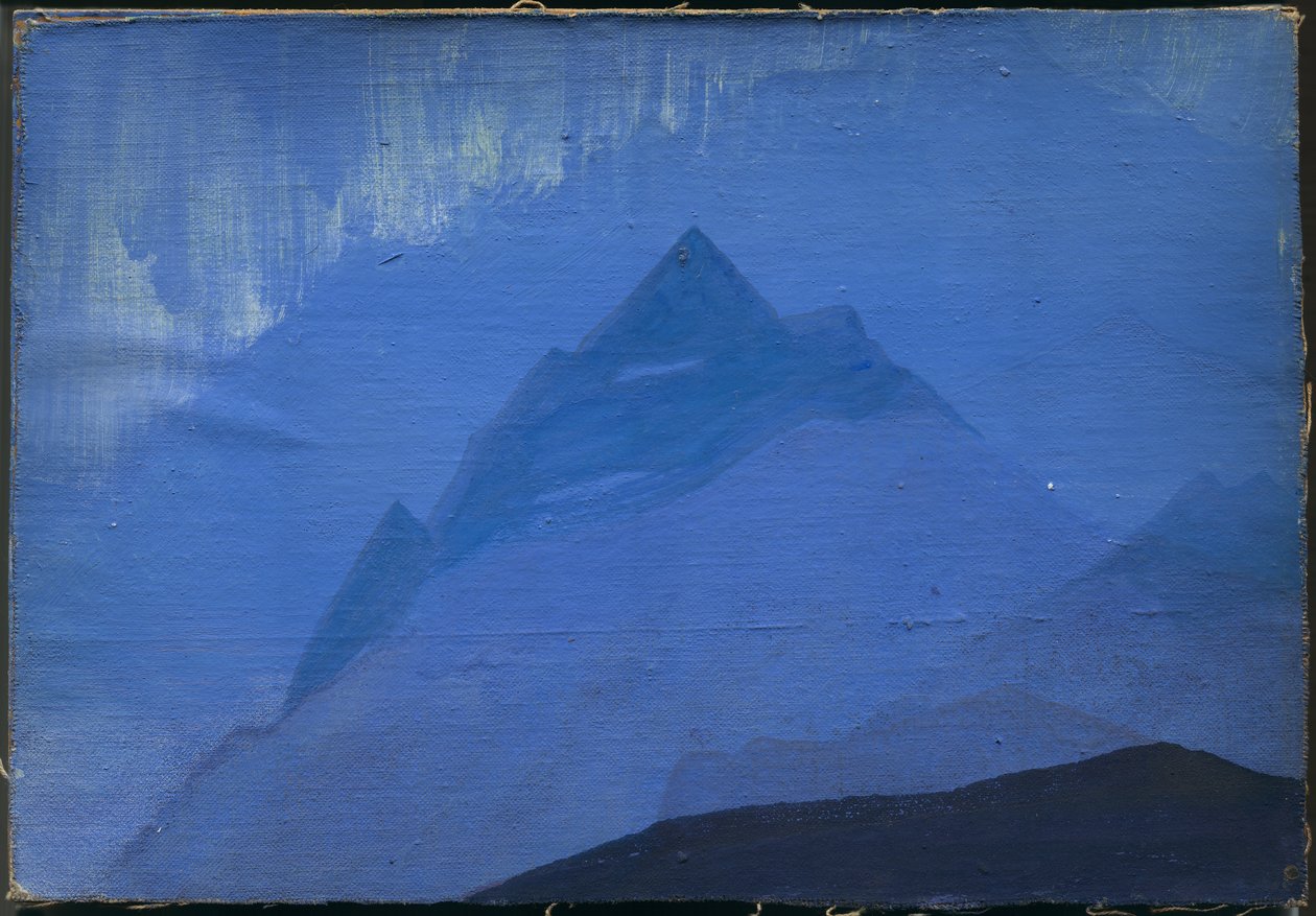 Himalaya, Regn, 1933 av Nicholas Roerich