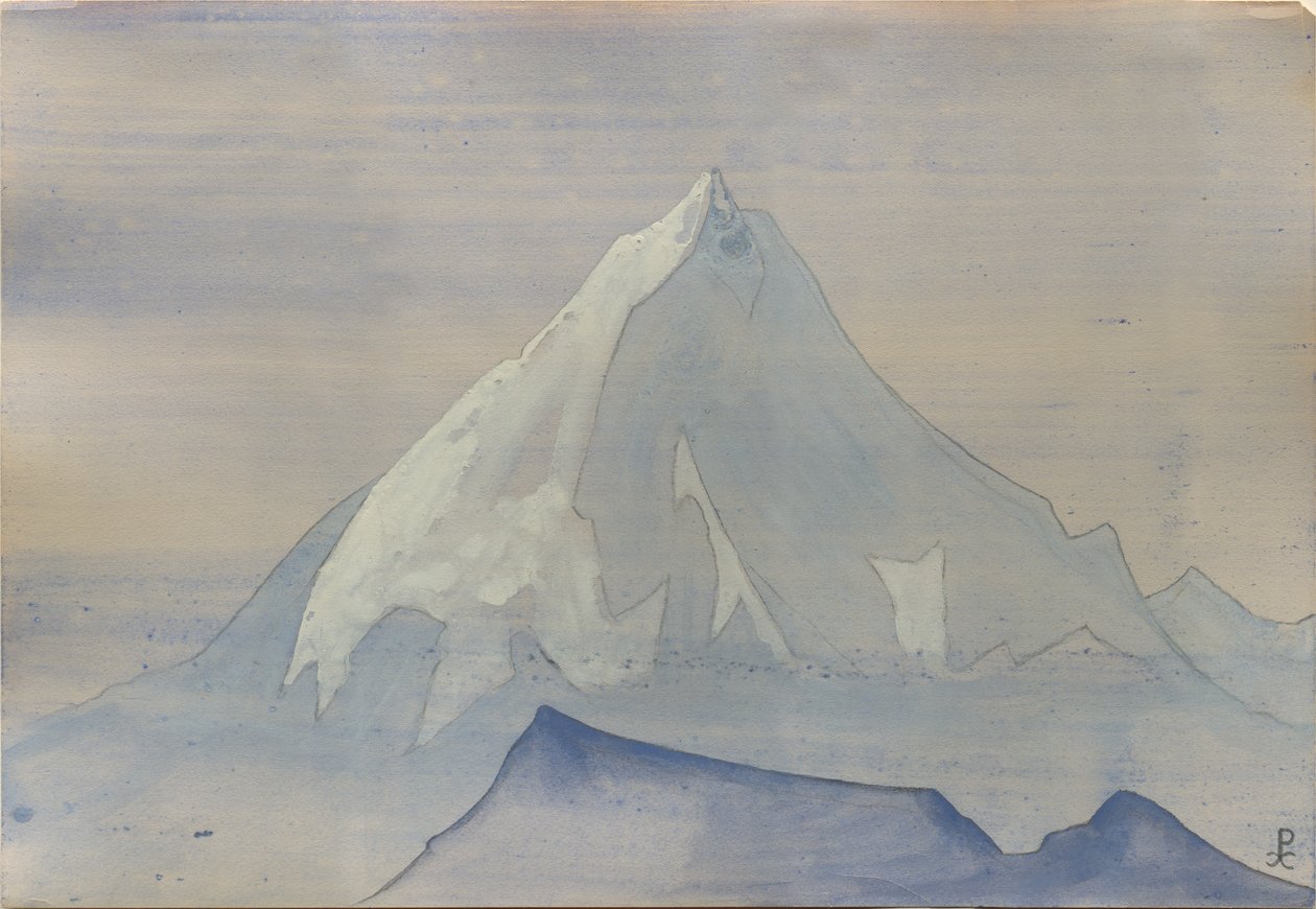 Himalaya, albumblad, 1934 av Nicholas Roerich
