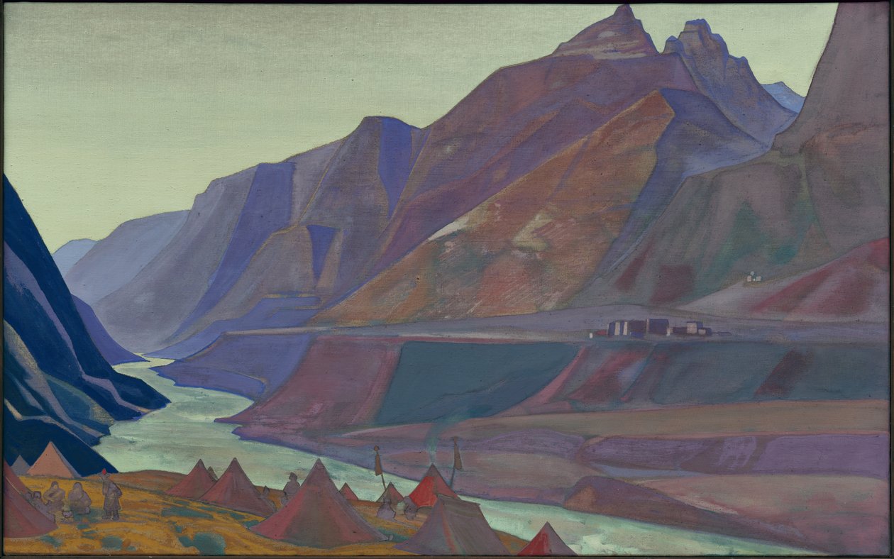 Koksar leir, 1932 av Nicholas Roerich