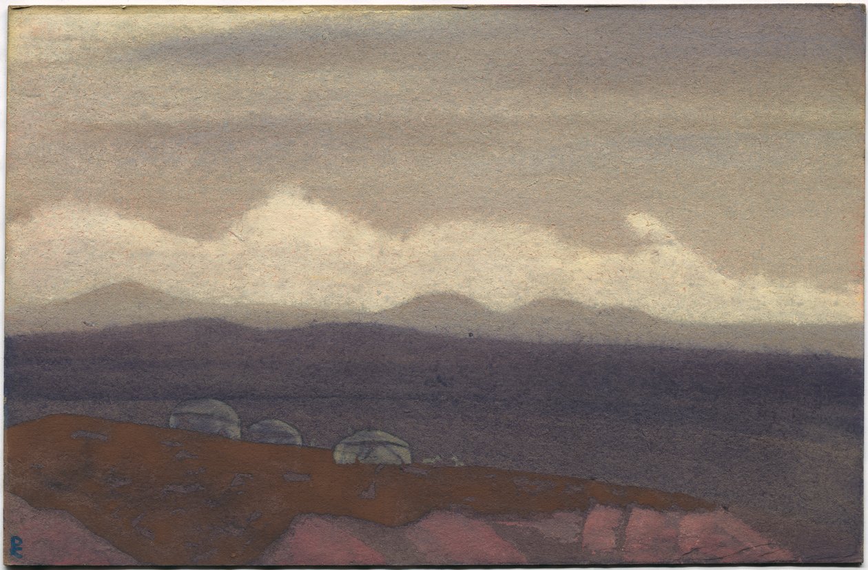 Mongolia, sunnimuslimer, 1936 av Nicholas Roerich