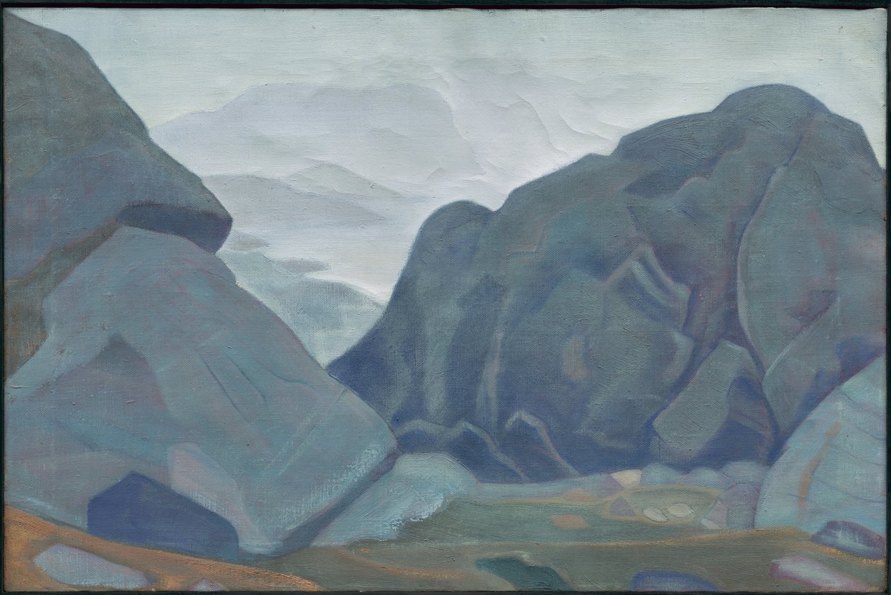 Monhegan, Maine, "Ocean"-serien, 1922 av Nicholas Roerich