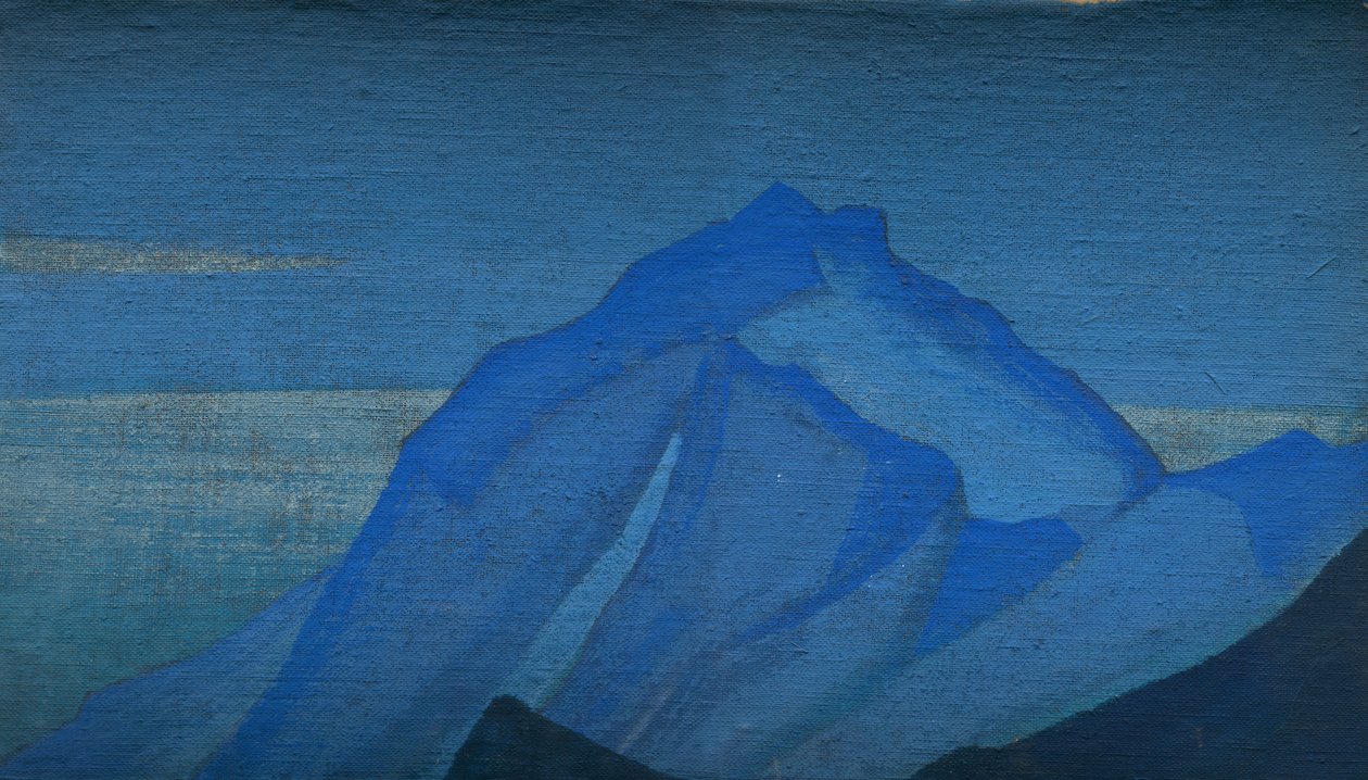 Fjellstudie, ca.1929 av Nicholas Roerich