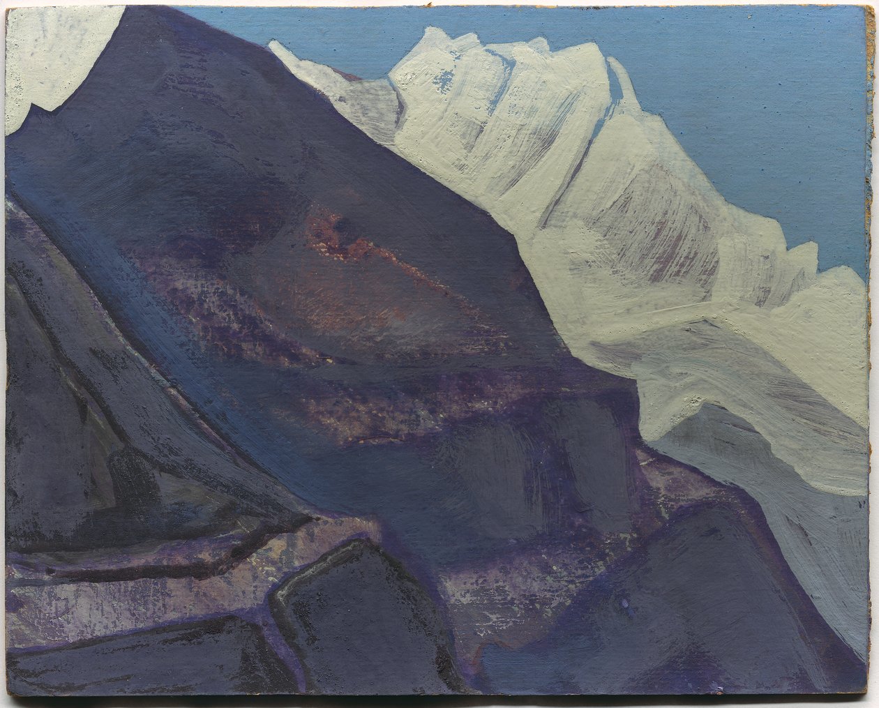 Fjell, studie, 1933 av Nicholas Roerich