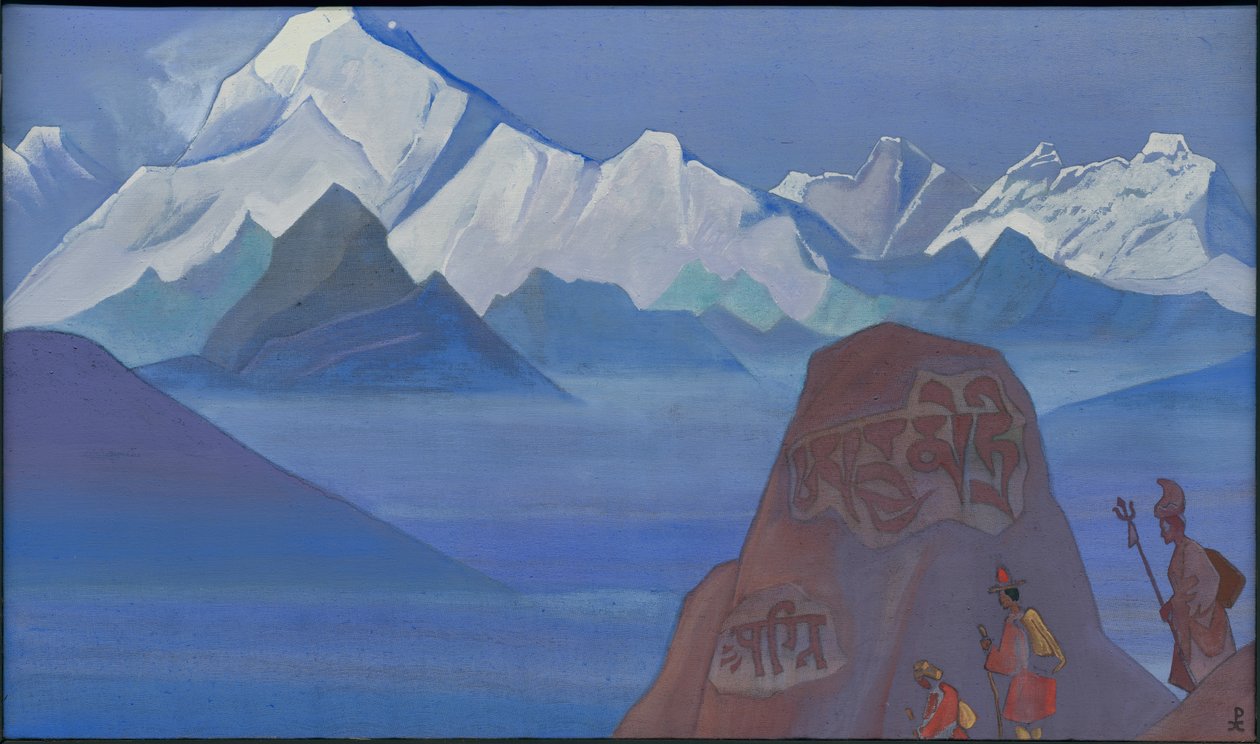 Veien til Kailas, 1932 av Nicholas Roerich