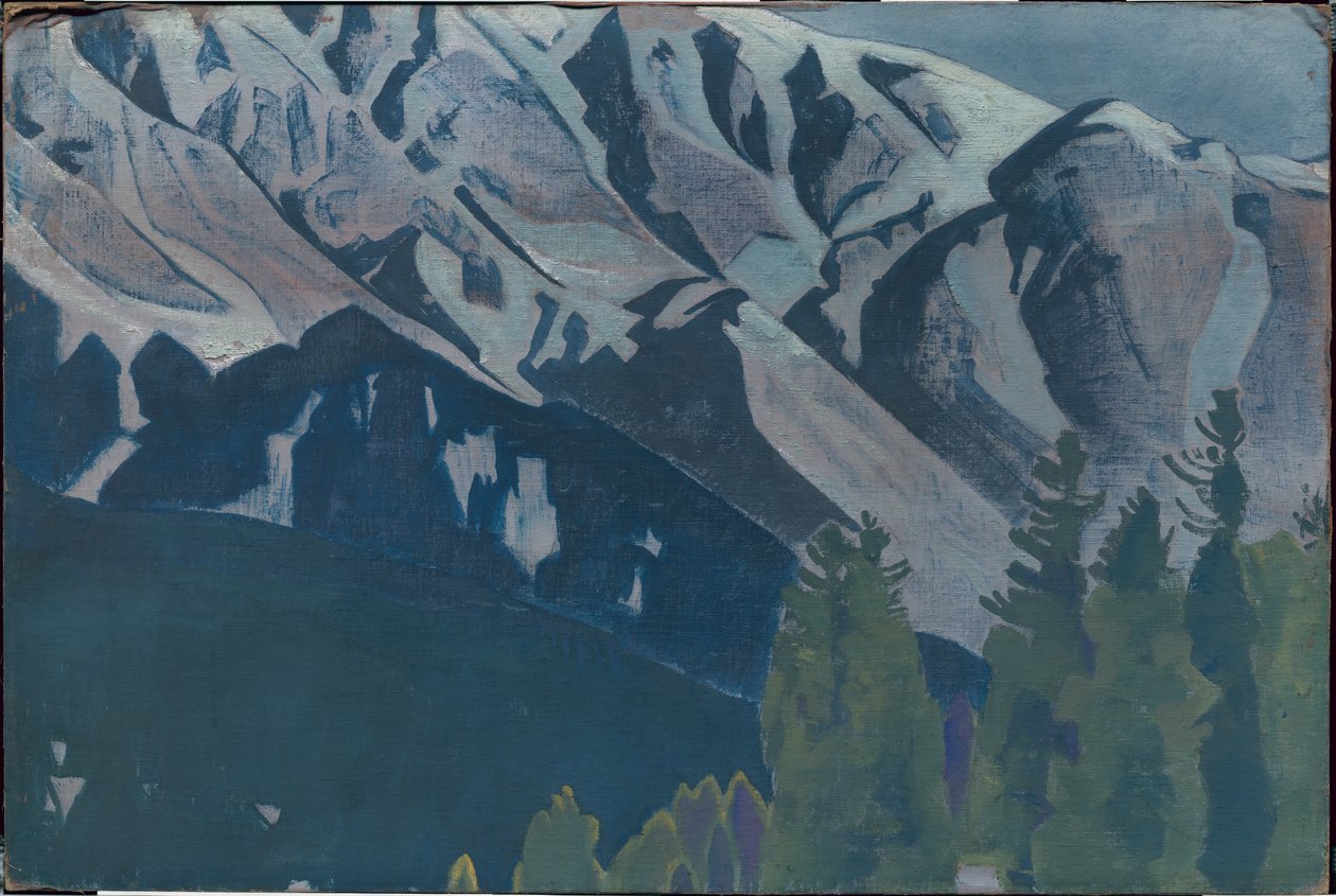 Pir Panjal, fra serien med samme tittel, 1925 av Nicholas Roerich