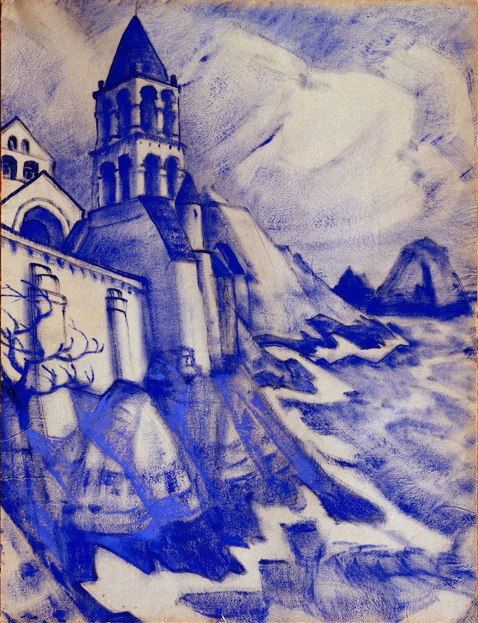Forberedende dekor for stykket "Prinsessen Maleine" av Maurice Maeterlinck, 1913 av Nicholas Roerich
