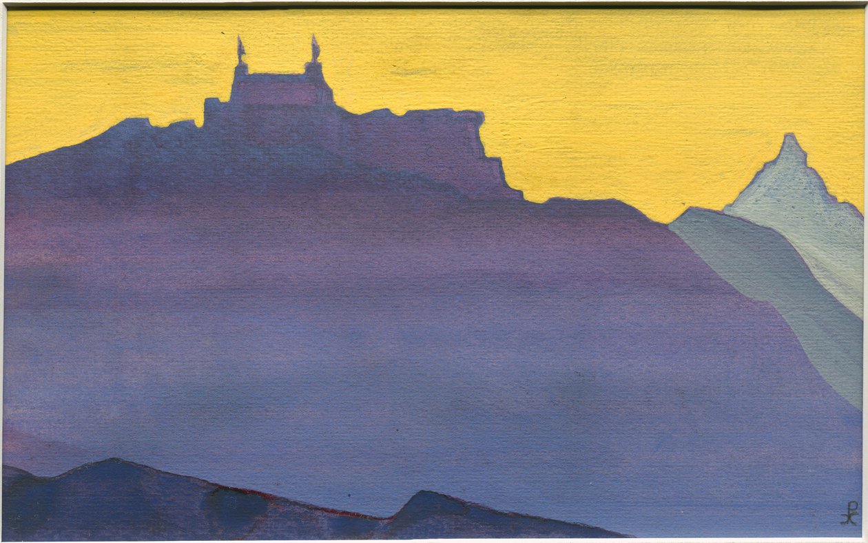 Sissu, skisse til et maleri, 1932 av Nicholas Roerich