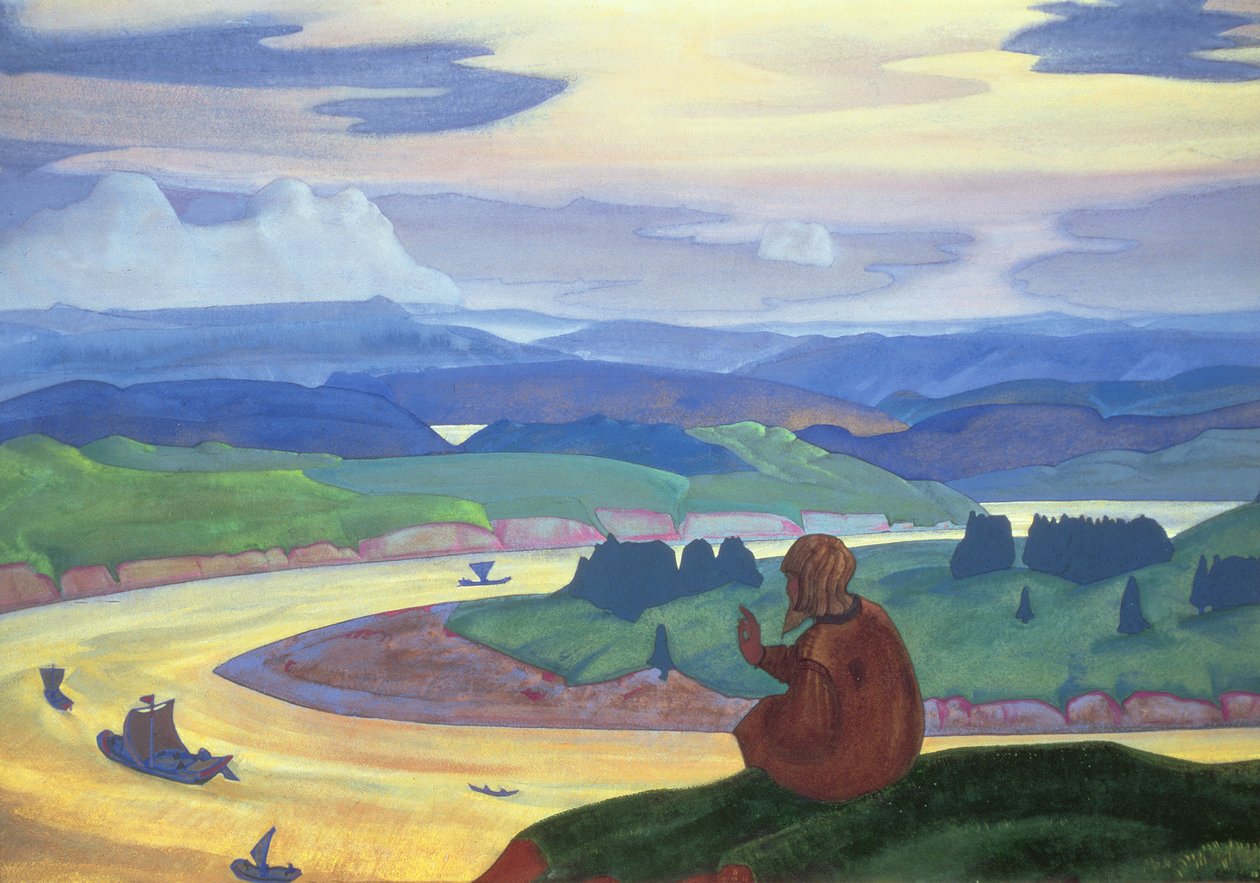 St. Prokopius, 1914 av Nicholas Roerich