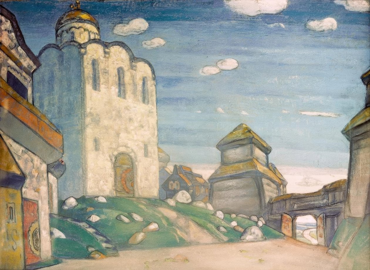 Katedralen i Putivl av Nicholas Roerich