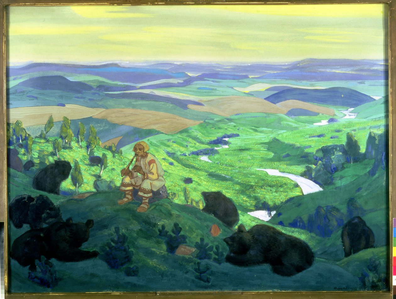 Forfedrene, 1912 av Nicholas Roerich