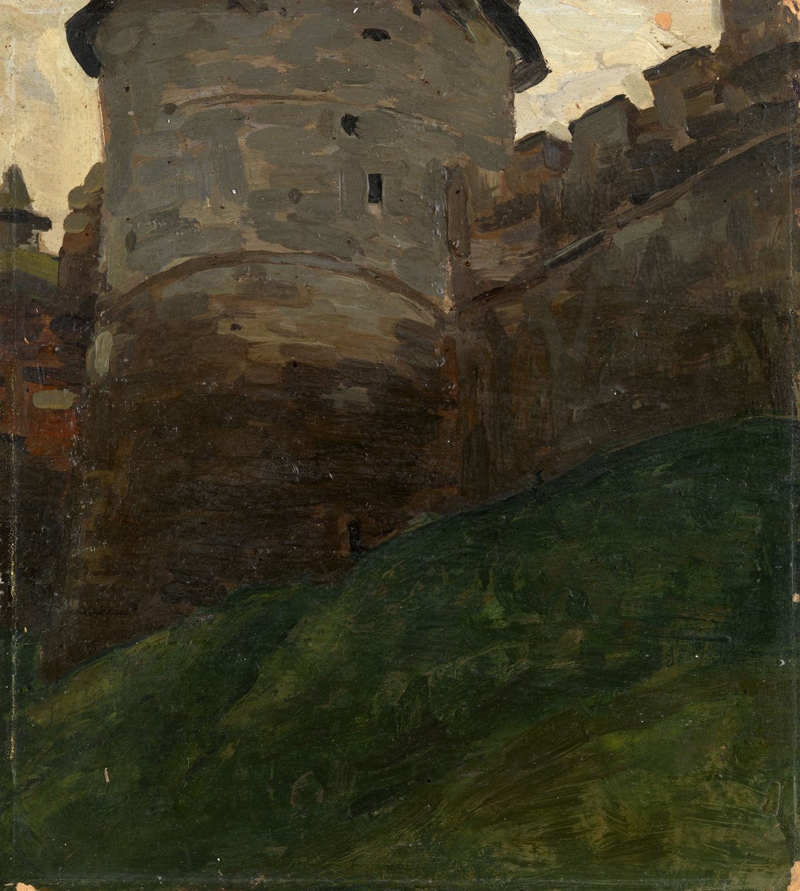 Novgorod Kreml-tårnet, ca. 1903 av Nikolai Konstantinowitsch Roerich