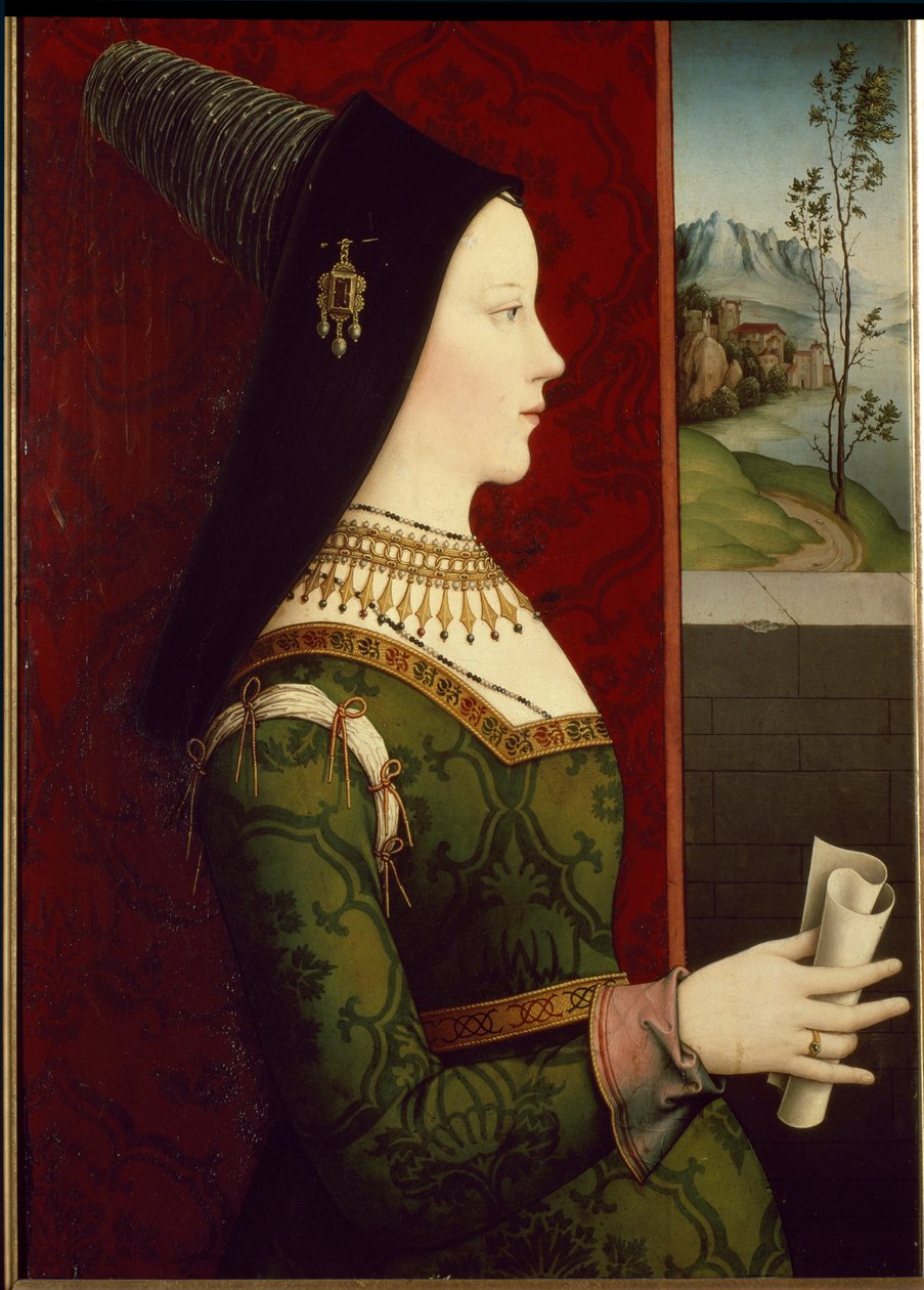 Portrett av Mary hertuginne av Burgund av Niclas Reiser