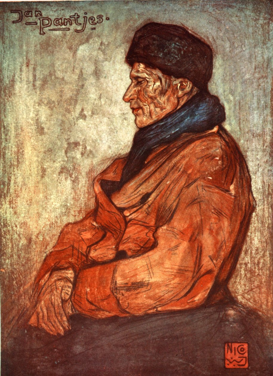 En gammel fisker, 1904 av Nico Jungman