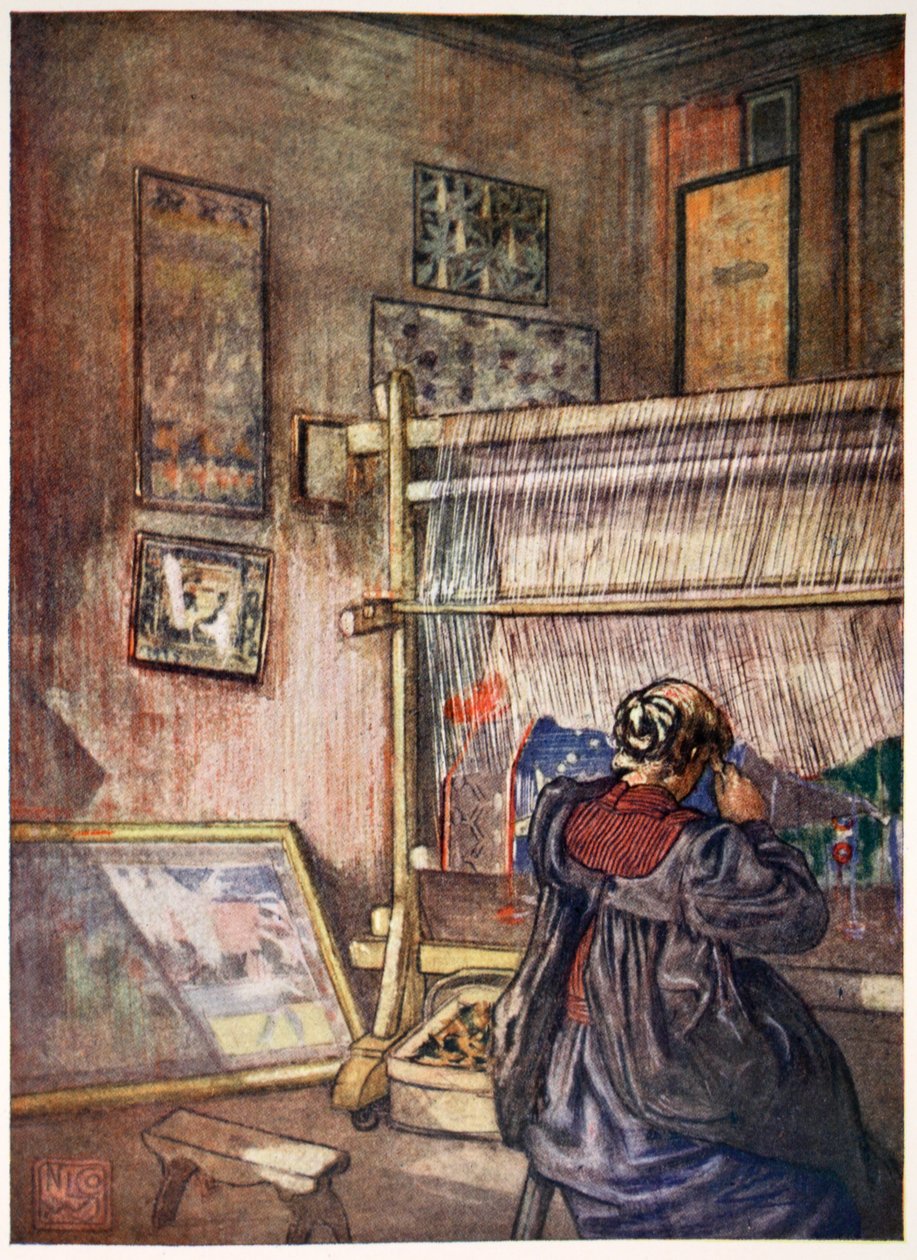 Å lage innfødt billedvev, 1905 av Nico Jungman