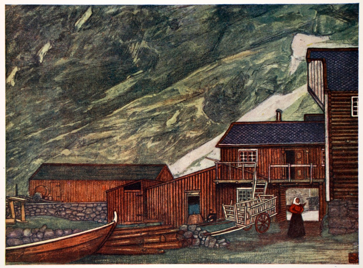 På fjorden, Sundalsoren, 1905 av Nico Jungman
