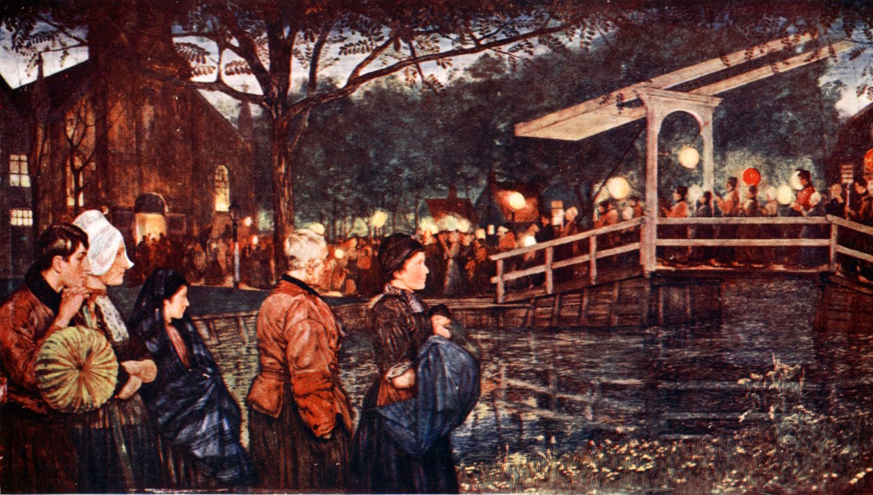 Religiøs prosesjon I, 1904 av Nico Jungman