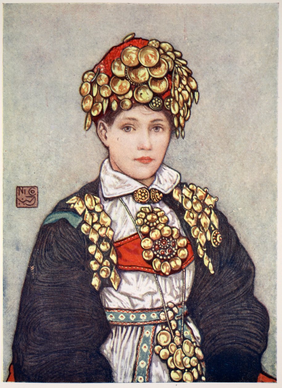 Saetersdalen Brud, 1905 av Nico Jungman