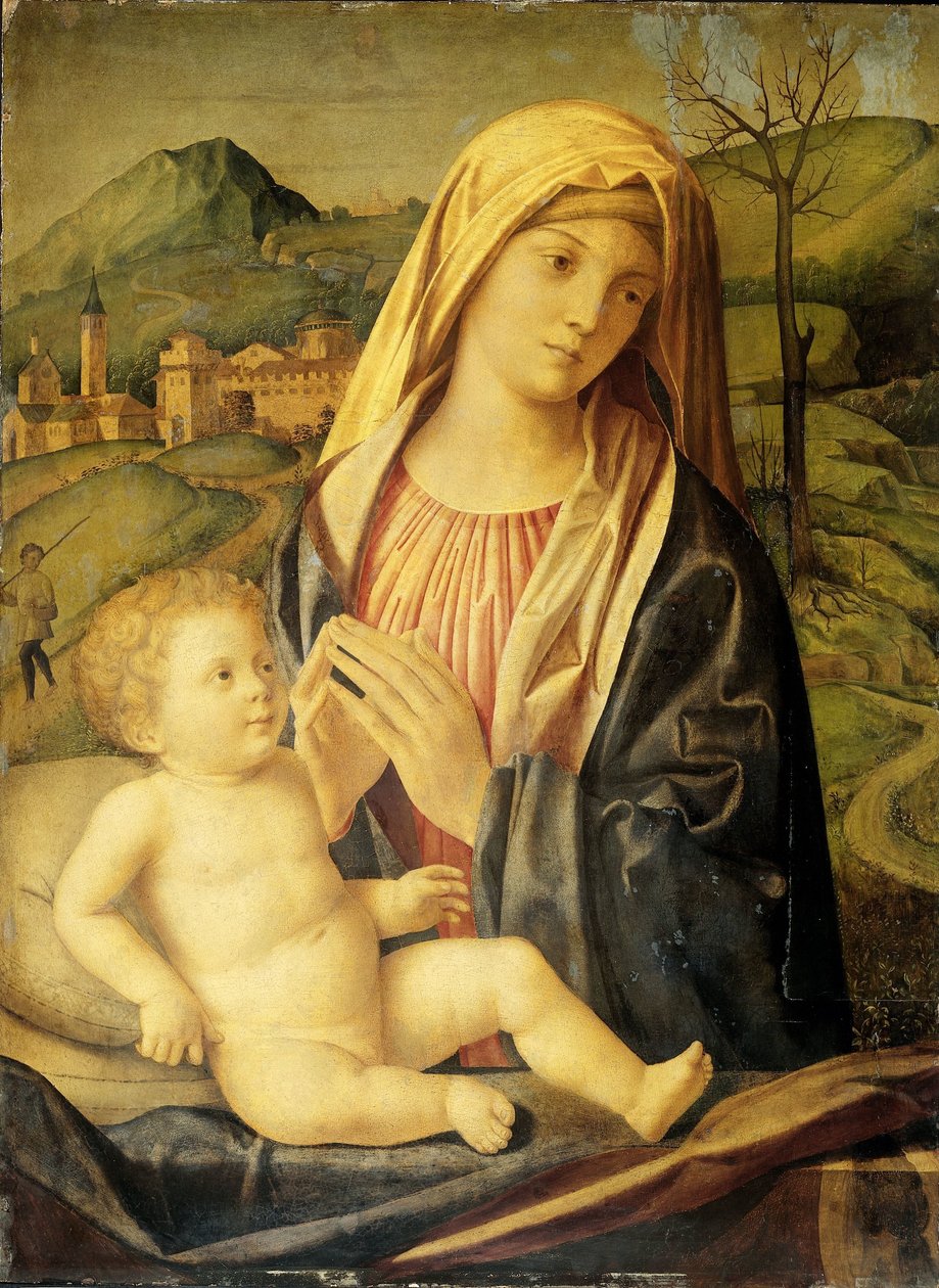 Jomfru og barn av Nicolò Rondinello (attributed to)