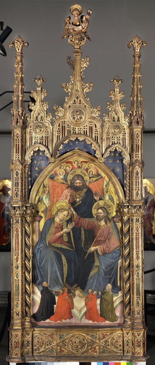 Jomfruens kroning, ca.1400 av Nicolò di Pietro