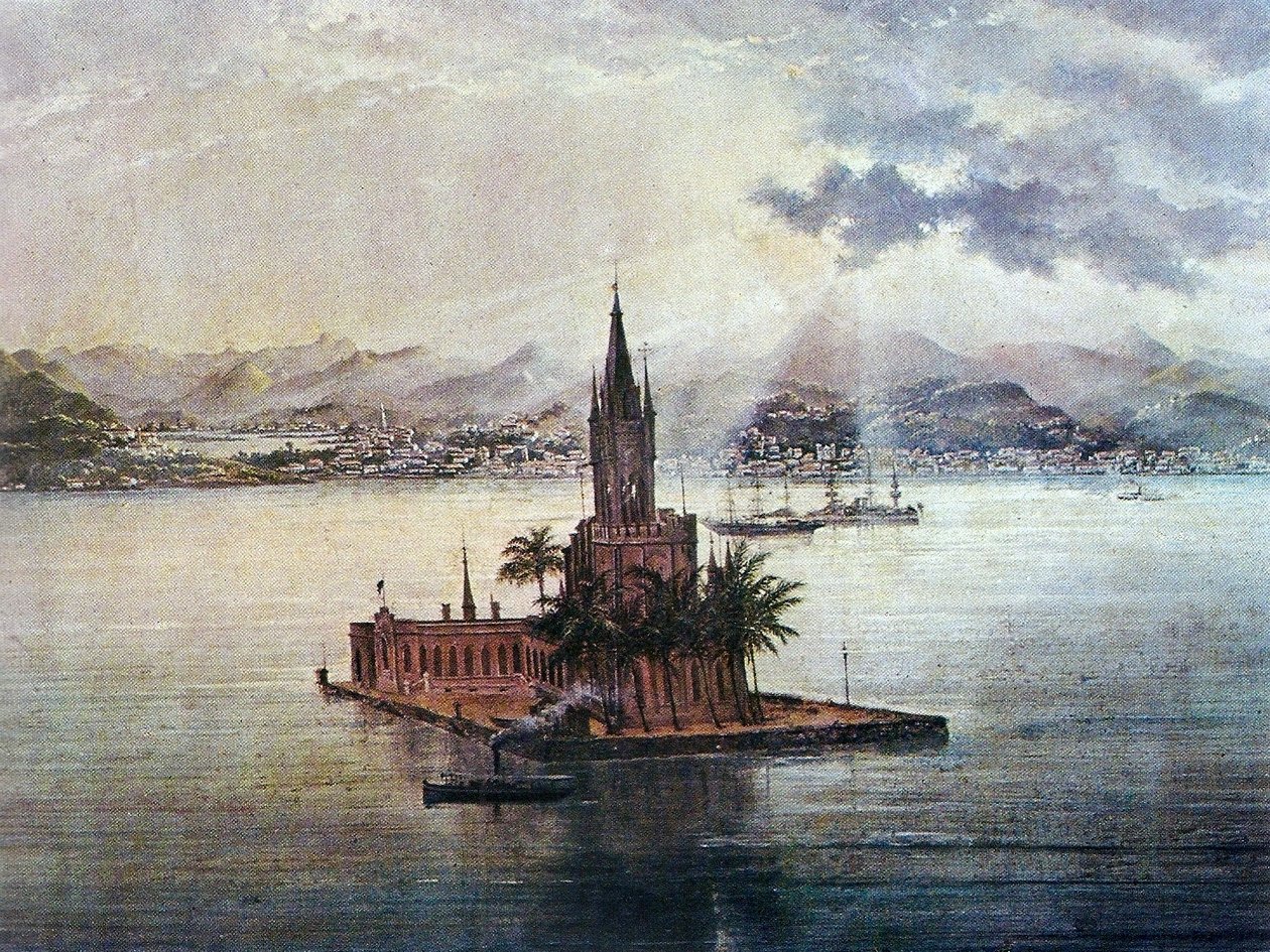 Panorama over Guanabara Bay av Nicola Antonio Facchinetti
