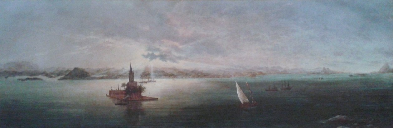 Panorama over Rio de Janeiro av Nicola Antonio Facchinetti