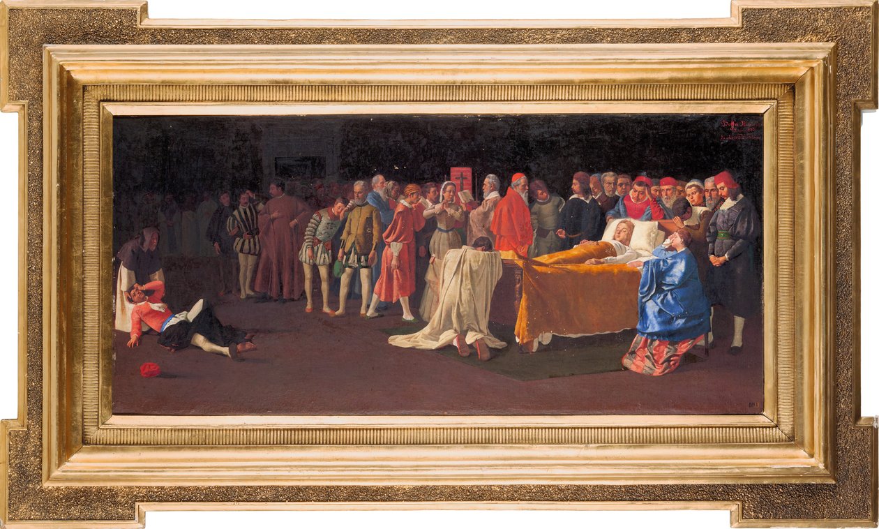 Raphaels død, 1885. av Nicola Boffa