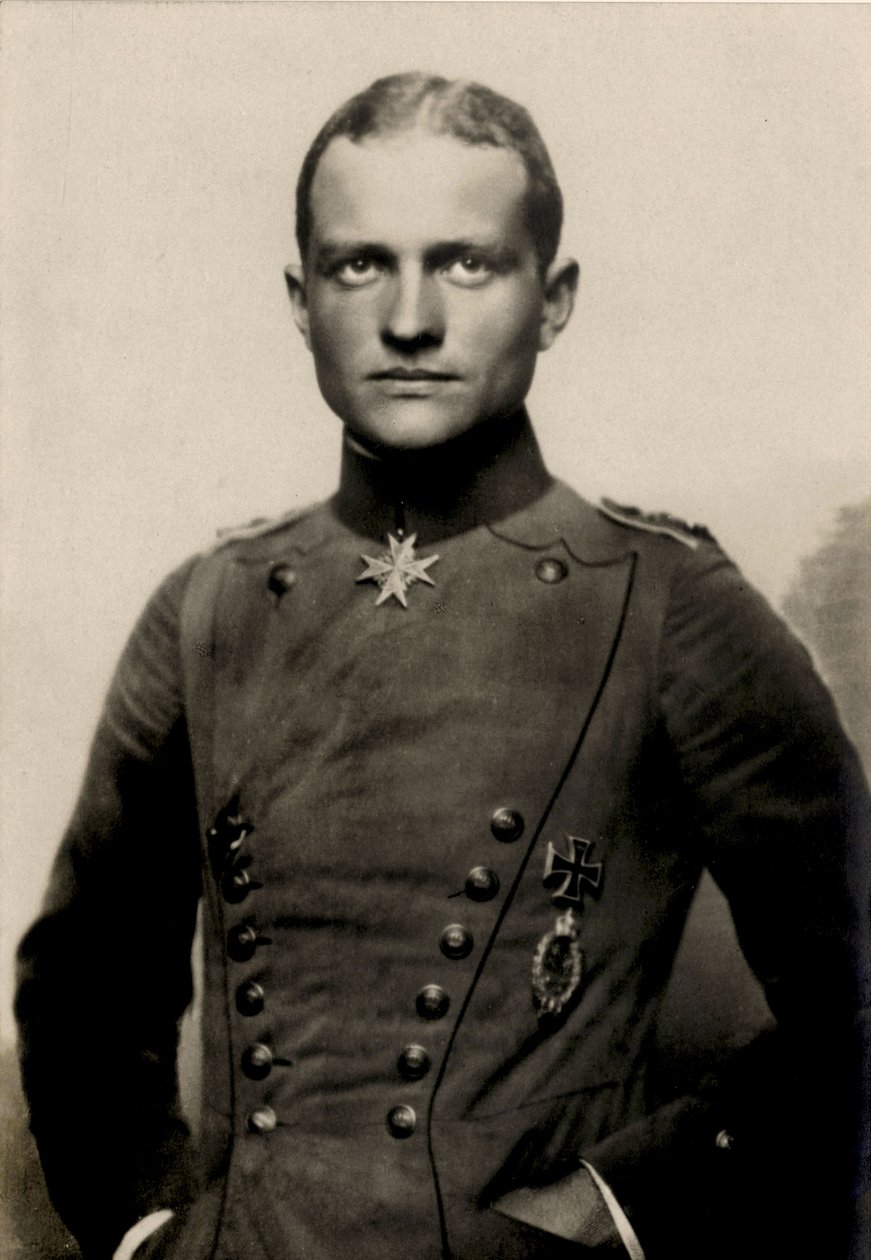 Portrett av Manfred von Richthofen av Nicola Perscheid