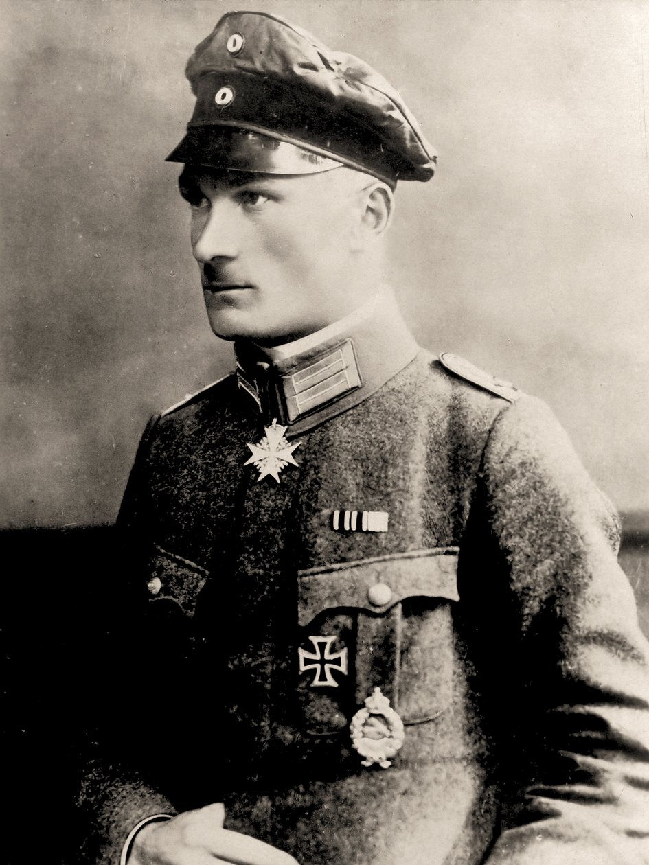 Portrett av Manfred von Richthofen, ca. 1915 (bilde) av Nicola Perscheid
